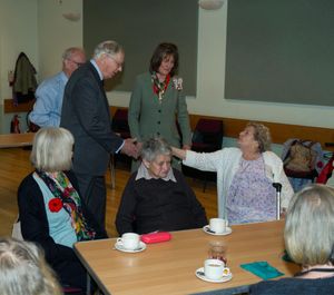 Supporting image for story: Royal visit for volunteers at town's 'hub of the community'