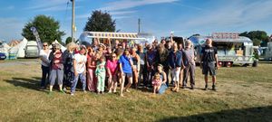 Festival-goers old and young have been enjoying themselves. Photo: John Hooper