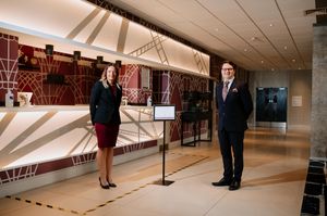 Kelly Roberts and Michael Kuc at Mercure Telford Centre Hotel 