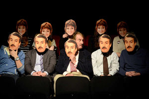 Supporting image for story: John Challis: Here I was greeted by a sea of faces - all mine