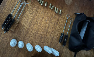 Equipment and ammunition casings seized from Malang. Photo: West Midlands Police