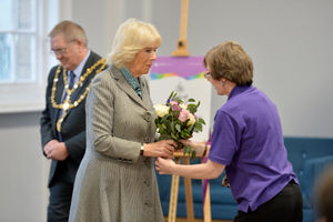 The Duchess of Cornwall during the visit