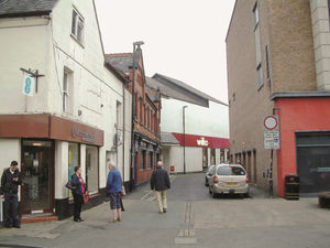 This modern comparison shows the cinema is now a Wilko store