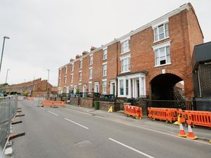 Supporting image for story: Emergency work underway at Shrewsbury collapse-risk house