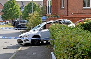Scene of a police incident on Arbour Drive, Bilston