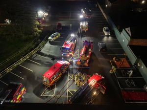 Fire crews at the Metropole Hotel and Spa in Llandrindod Wells