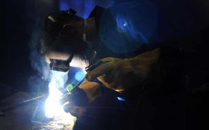 Dean shows off his skills