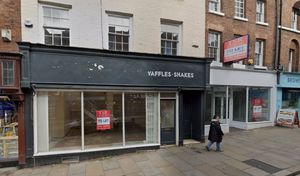 The former Sophie's Creperie in Shrewsbury