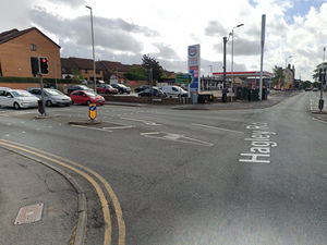 Hagley Road, on it's junction with Glasshouse Hill, near to where the incident supposedly happened