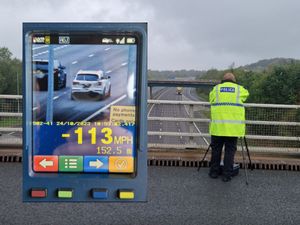 Supporting image for story: Dozens caught speeding during police campaign in the region - one driver on the M6 Toll doing 113mph