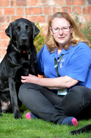 Alison Banham with George