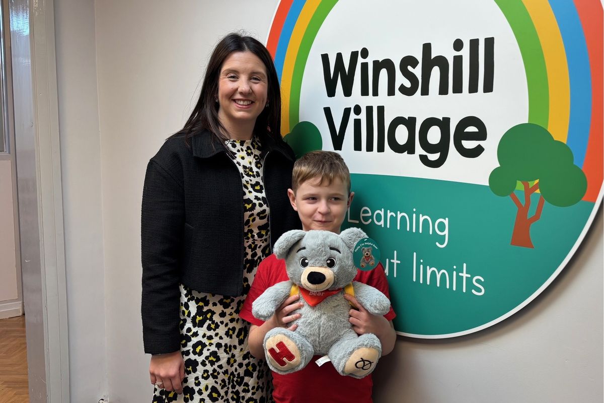 Helpful Bear becomes life-changing companion for Staffordshire schoolboy