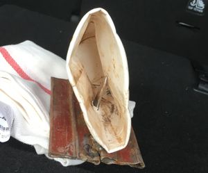 The spikes have been hidden by a variety of items