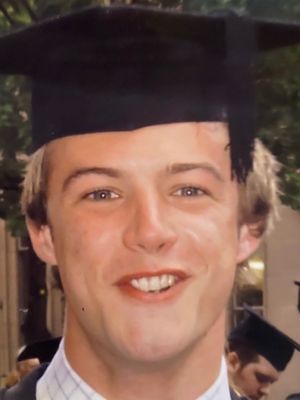 Dan Morris at his university graduation