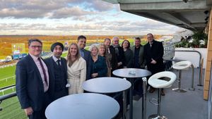 Photo caption: Some of the Askews team pictured with retiring partners from the acquired firms.
Left to right: Mat Jones – Cocks Lloyd Solicitors, Pritpal Chahal - Askews Legal LLP, Lianne Payne - Askews Legal LLP, Kuljeet Sandhu - Askews Legal LLP, Deanne Taylor – Smalleys Solicitors, Sharon Wilkinson – Smalleys Solicitors, Colin White – part of the acquisition team, Andrew Mathie – Cocks Lloyd Solicitors, Jodi Aitken - Askews Accountants, Neil Askew - Askews Accountants, Matthew Blood – Cocks Lloyd Solicitors.