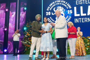Nachda Punjab Youth Club from India received their trophy from Sir Terry Waite.