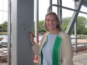 Supporting image for story: Gold medals for all concerned as celebrated Olympian drops in to see new Lichfield leisure centre