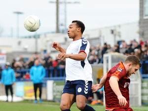 Supporting image for story: Marcus Dinanga feels at home at AFC Telford