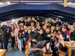 Supporting image for story: Students join in the spooky goings on at Staffordshire farm 