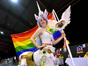 Supporting image for story: Costumed pop culture fans take over Telford for Wales Comic Con