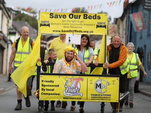 Supporting image for story: Mayor pushed bed for 18 miles as part of campaign to re-open hospital to inpatients