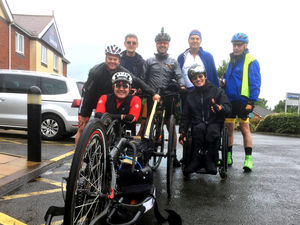 Supporting image for story: Cyclists beat uphill challenge for charity