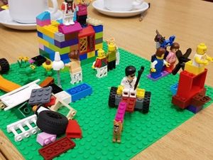 Supporting image for story: Councillors play with Lego in workshop to 'build relationships with communities'