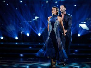 Supporting image for story: Kym Marsh becomes tearful after Strictly dance in memory of baby boy