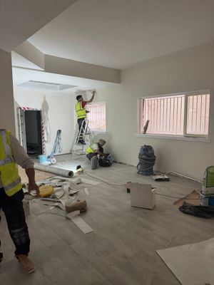 Work going on inside the bank (picture: Catherine's Bakery)