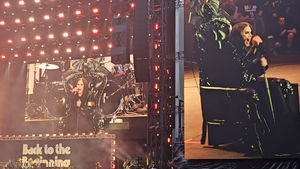 Ozzy Osbourne performs from his black throne at Sabbath's final gig