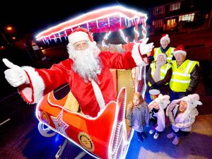 Supporting image for story: Santa greets families as rotary club takes sleigh on tour of Halesowen and Rowley Regis