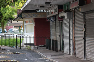 The scene following the shooting. Pic: SnapperSK