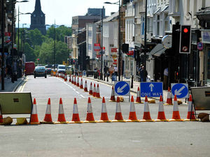 Supporting image for story: PICTURES: Wolverhampton's Queen Square closed for six weeks