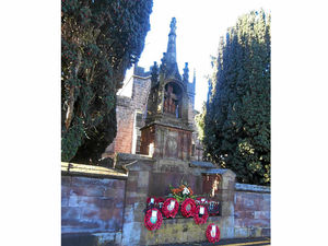 Supporting image for story: Penkridge war memorial in facelift for anniversary