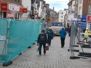 Supporting image for story: Council should sue over Pride Hill revamp hold-ups, says Shrewsbury MP