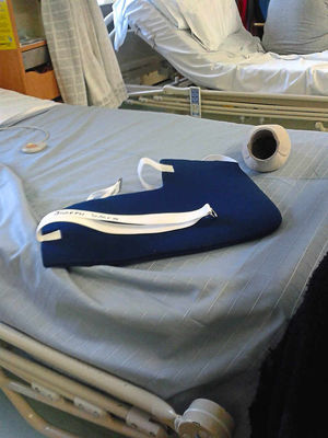 Mr Ward's family were forced to buy their own Bradford sling