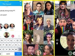Supporting image for story: Snapchat adds 16-person group video chat feature