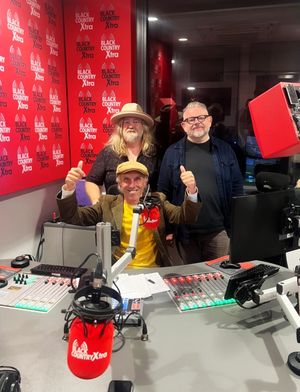 Gavin Monaghan (right) after an interview on Black Country Radio