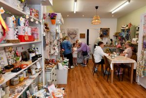 The shop offers a range of different craft workshops and events