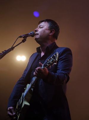 James Dean Bradfield on stage. Picture: Aden Southall