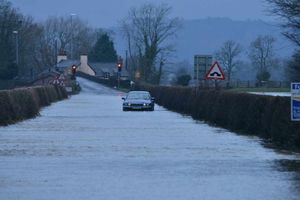 Flooding at Llandrinio
