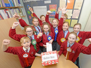 Supporting image for story: Newport schoolchildren in mini-election