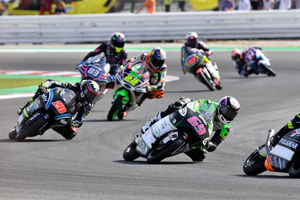 Booth-Amos (69) had been making steady progress before crashing and breaking his ankle