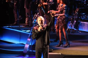 Neil Diamond performs at Arena Birmingham. Picture: Chris Rawlins
