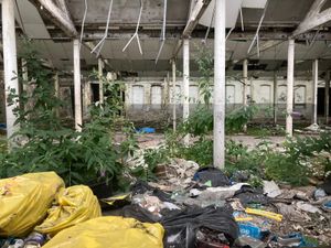 Supporting image for story: Update issued on Willenhall Masterplan as derelict buildings sent for demolition still standing