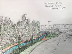 Supporting image for story: Hedging to be planted along Lichfield Canal to help improve biodiversity