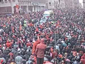 Supporting image for story: 'I can’t believe to this day how lucky we were': Staffordshire woman run over by Liverpool parade danger driver relives moment her baby son's pram was hit