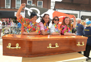 The coffin race in Dudley