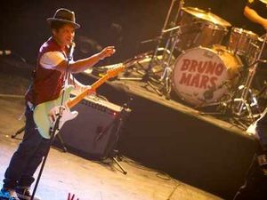 Supporting image for story: Bruno Mars plays stunning HMV Institute gig
