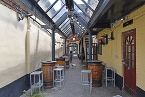 There are a number of places to enjoy a drink and plenty of nooks and crannies